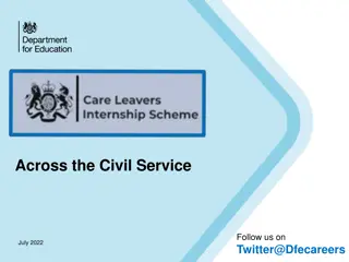 Exciting Opportunities: Care Leavers Internship Scheme in the Civil Service