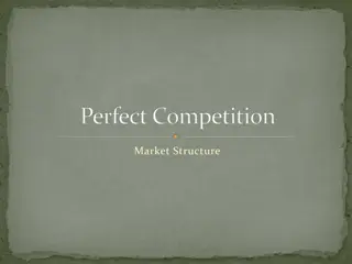 The Perfect Competition Market Structure