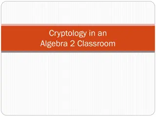 Introduction to Cryptology in Algebra 2 Classroom