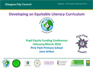 Equitable Literacy Curriculum Development at Pirie Park Primary School