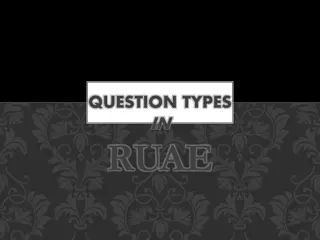 Understanding Different Types of Questions in Reading Comprehension