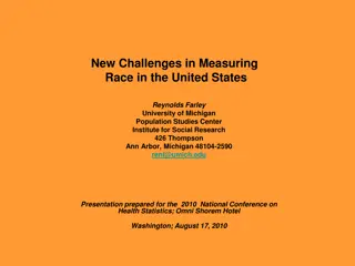 Challenges in Measuring Race Trends