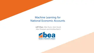 Machine Learning for National Economic Accounts: Possibilities and Hurdles