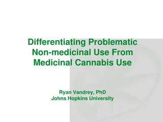 Problematic vs. Medicinal Cannabis Use