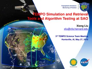 TEMPO Simulation and Retrieval Tools Testing at SAO