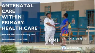 Enhancing Antenatal Care Services Within Primary Health Care