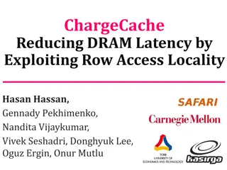 Enhancing DRAM Performance with ChargeCache: A Novel Approach