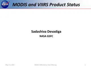 MODIS and VIIRS Product Status Overview - May 2023