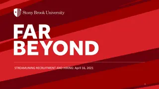 Enhancing Efficiency in Recruitment and Hiring Process at SBU