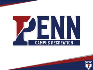 University of Pennsylvania Campus Recreation Facilities and Programs