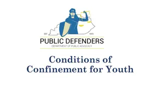 Youth Confinement Conditions: Laws and Policies Overview