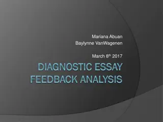 Task Analysis in Writing: A Diagnostic Feedback Approach