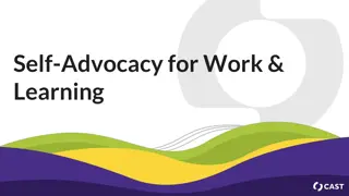 Self-Advocacy for Work & Learning Accessibility Resources