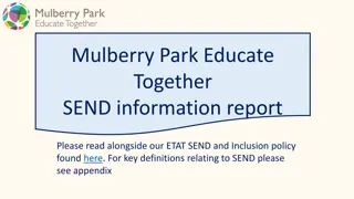 Mulberry Park Educate Together SEND Information Report