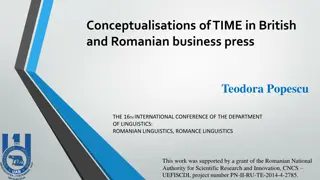 Cultural Perspectives on Time Conceptualizations in Business Discourse