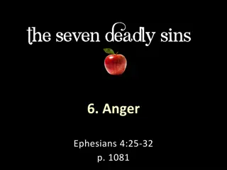 Understanding Anger According to Ephesians 4:25-32