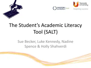 Enhancing Academic Writing Skills with SALT Tool