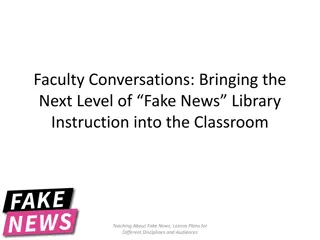 Enhancing Critical Thinking Through Fake News Instruction