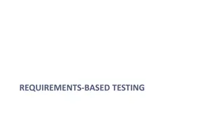 Requirements-Based Testing in Software Development