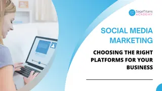 Social Media Marketing Choosing the Right Platforms for Your Business.