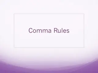 Mastering Comma Rules for Effective Writing