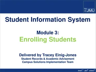 Comprehensive Guide to Student Information System and Academic Advisement