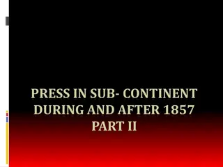 Evolution of Muslim Journalism in the Sub-Continent Post 1857: Key Figures & Publications