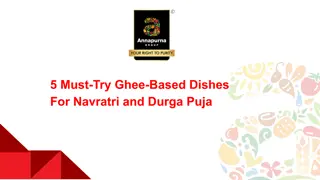 5 Must-Try Ghee-Based Dishes for Navratri and Durga Puja