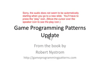 Improving Game Programming Patterns for Better Maintenance