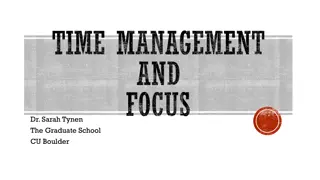 Ultimate Guide to Time Management and Focus by Dr. Sarah Tynen