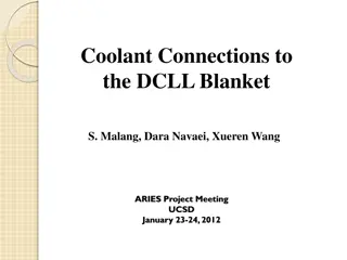 Liquid Metal Coolant Connections to DCLL Blanket Diagrams