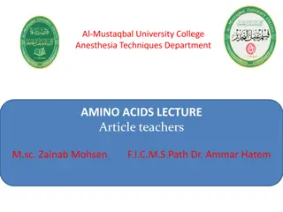 Understanding Amino Acids: Structure, Types, and Importance