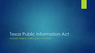 Texas Public Information Act Guidelines: Handling Requests Effectively