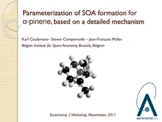 SOA Formation for α-Pinene Using Detailed Mechanisms