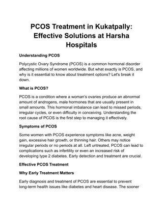 PCOS Treatment in Kukatpally_ Effective Solutions at Harsha Hospitals