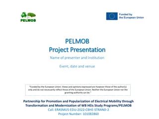 Partnership for Promotion of Electrical Mobility in Higher Education Study Programs (PELMOB)