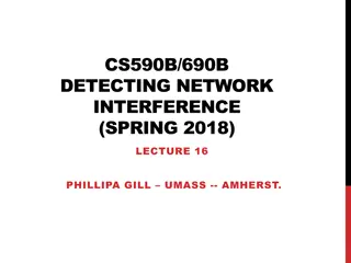 Network Interference in CS590B/690B Lecture