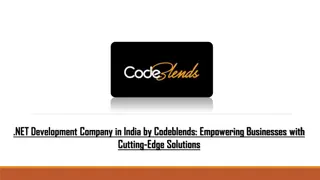 NET Development Company in India by Codeblends Empowering Businesses with Cutting-Edge Solutions