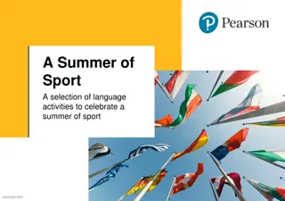 Exciting Language Activities for a Summer of Sport