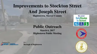 Improvements to Stockton Street and Joseph Street in Hightstown