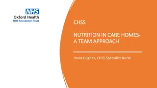 Nutrition in Care Homes: A Team Approach with CHSS Specialist Nurse Paula Hughes