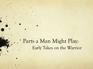 Early Takes on the Warrior: Insights from Shakespearean Characters