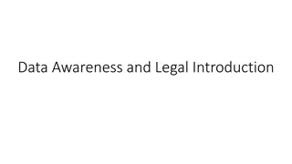 Understanding Data Awareness and Legal Considerations