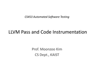 Automated Software Testing with LLVM Pass and Code Instrumentation