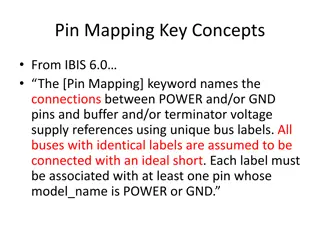 Pin Mapping and Interconnect in IBIS 6.0