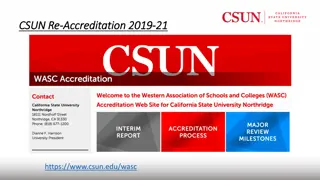 CSUN Accreditation 2019: Ensuring Educational Quality and Compliance