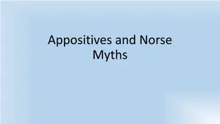 Understanding Appositives in Norse Myths