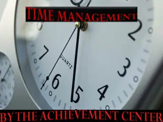 Effective Time Management Strategies and Personal Time Survey