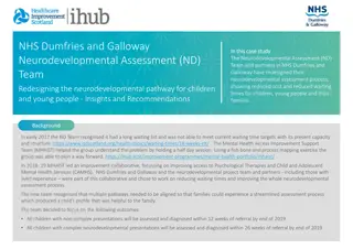 Redesigning Neurodevelopmental Assessment Pathway for Children in NHS Dumfries and Galloway