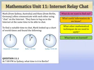 Synchronizing Chat Times Across Different Time Zones